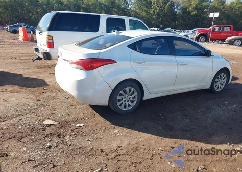 2011 Hyundai Elantra Gls z USA, uszkodzony, nr VIN 5NPDH4AE1BH060807